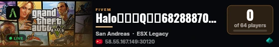 Halo星环｜Q群：682888707｜kook：81016276｜免白｜美女接待｜简规 live status badge