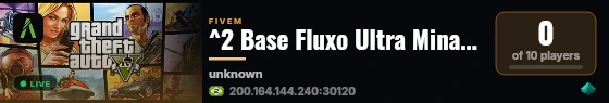 ^2 Base Fluxo Ultra Minas Gerais 👻 ^7 | ✅ Base Completa e Inovadora ✅ | 🎮 https://discord.gg/wzPgpUjCuk live status badge