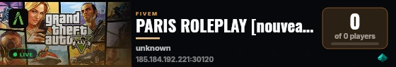 PARIS ROLEPLAY [nouveaux] [Fa]  live status badge