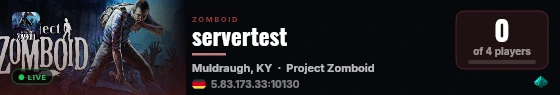 servertest live status badge