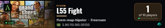 L55 Fight live status badge