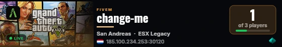 change-me live status badge