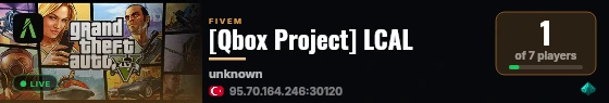 [Qbox Project] LCAL live status badge