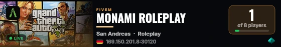 MONAMI ROLEPLAY live status badge