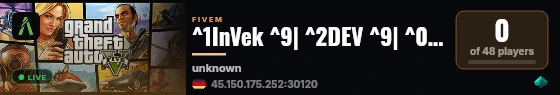 ^1InVek ^9| ^2DEV ^9| ^0discord.gg/InVek live status badge
