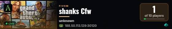 shanks Cfw live status badge