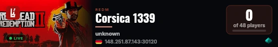Corsica 1339 live status badge