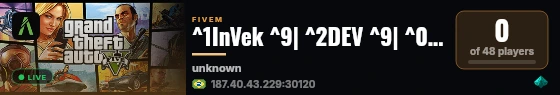 ^1InVek ^9| ^2DEV ^9| ^0discord.gg/InVek live status badge