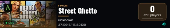 Street Ghetto live status badge