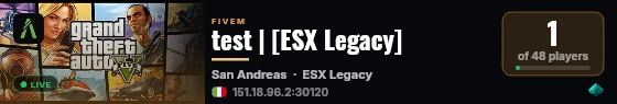 test | [ESX Legacy] live status badge
