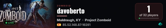 davoberto live status badge