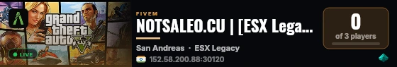 NOTSALEO.CU | [ESX Legacy] live status badge