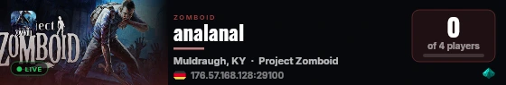analanal live status badge