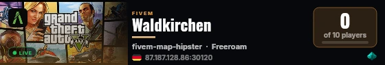 Waldkirchen live status badge