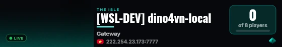 [WSL-DEV] dino4vn-local live status badge