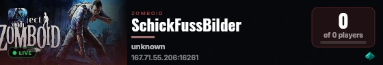 SchickFussBilder live status badge