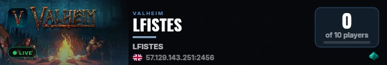 LFISTES live status badge