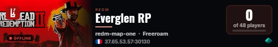 Everglen RP live status badge