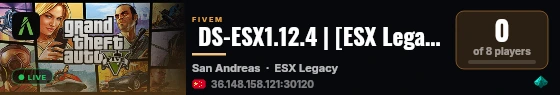  DS-ESX1.12.4 | [ESX Legacy] live status badge