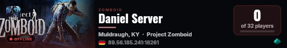 Daniel Server live status badge