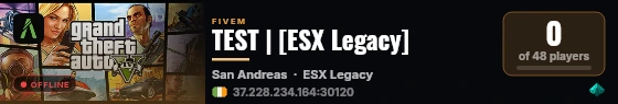TEST | [ESX Legacy] live status badge