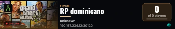 RP dominicano live status badge