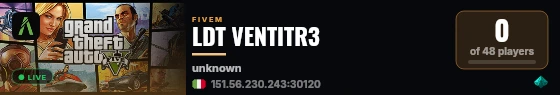 LDT VENTITR3 live status badge