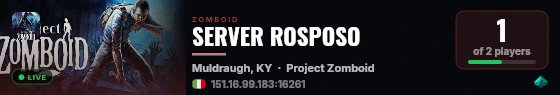 SERVER ROSPOSO live status badge