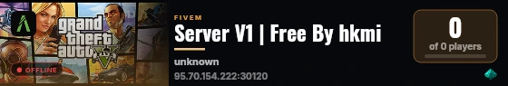 Server V1 | Free By hkmi live status badge