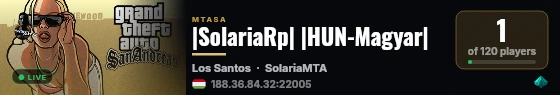 |SolariaRp| |HUN-Magyar|  live status badge