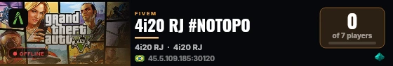 4i20 RJ #NOTOPO live status badge