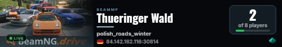 Thueringer Wald live status badge