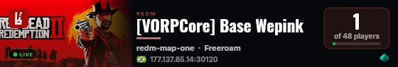 [VORPCore] Base Wepink live status badge