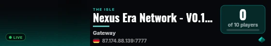 Nexus Era Network - V0.1 Test live status badge