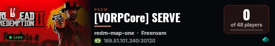 [VORPCore] SERVE live status badge
