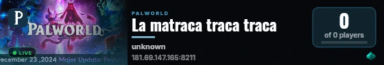 La matraca traca traca live status badge