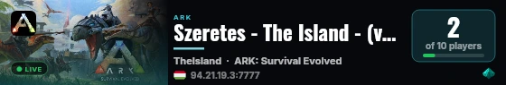 Szeretes - The Island - (v361.7) live status badge
