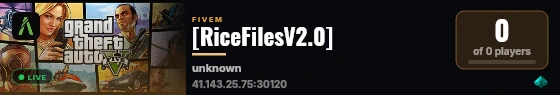 [RiceFilesV2.0] live status badge