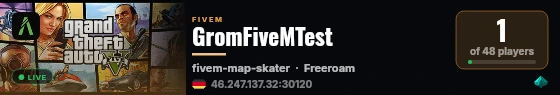 GromFiveMTest live status badge