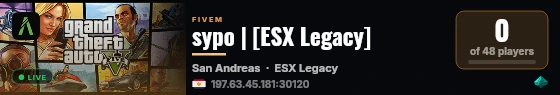 sypo | [ESX Legacy] live status badge