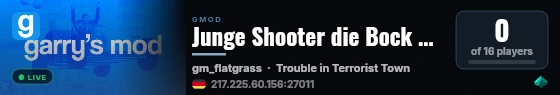 Junge Shooter die Bock haben live status badge