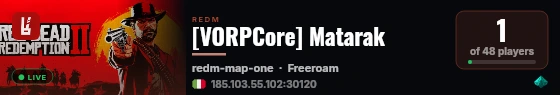 [VORPCore] Matarak live status badge