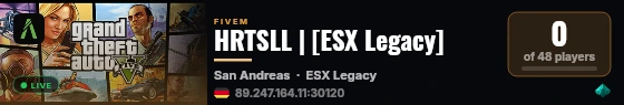 HRTSLL | [ESX Legacy] live status badge