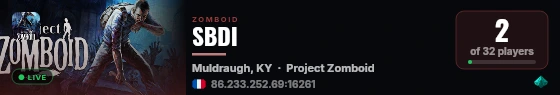 SBDI live status badge