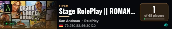 Stage RolePlay || ROMANIA live status badge