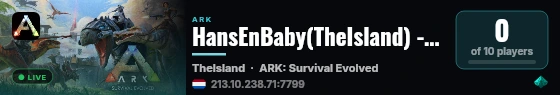 HansEnBaby(TheIsland) - (v361.7) live status badge