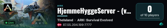 HjemmeHyggeServer - (v358.24) live status badge