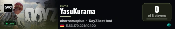 YasuKurama live status badge