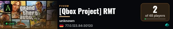 [Qbox Project] RMT live status badge