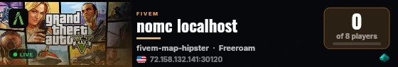 nomc localhost live status badge